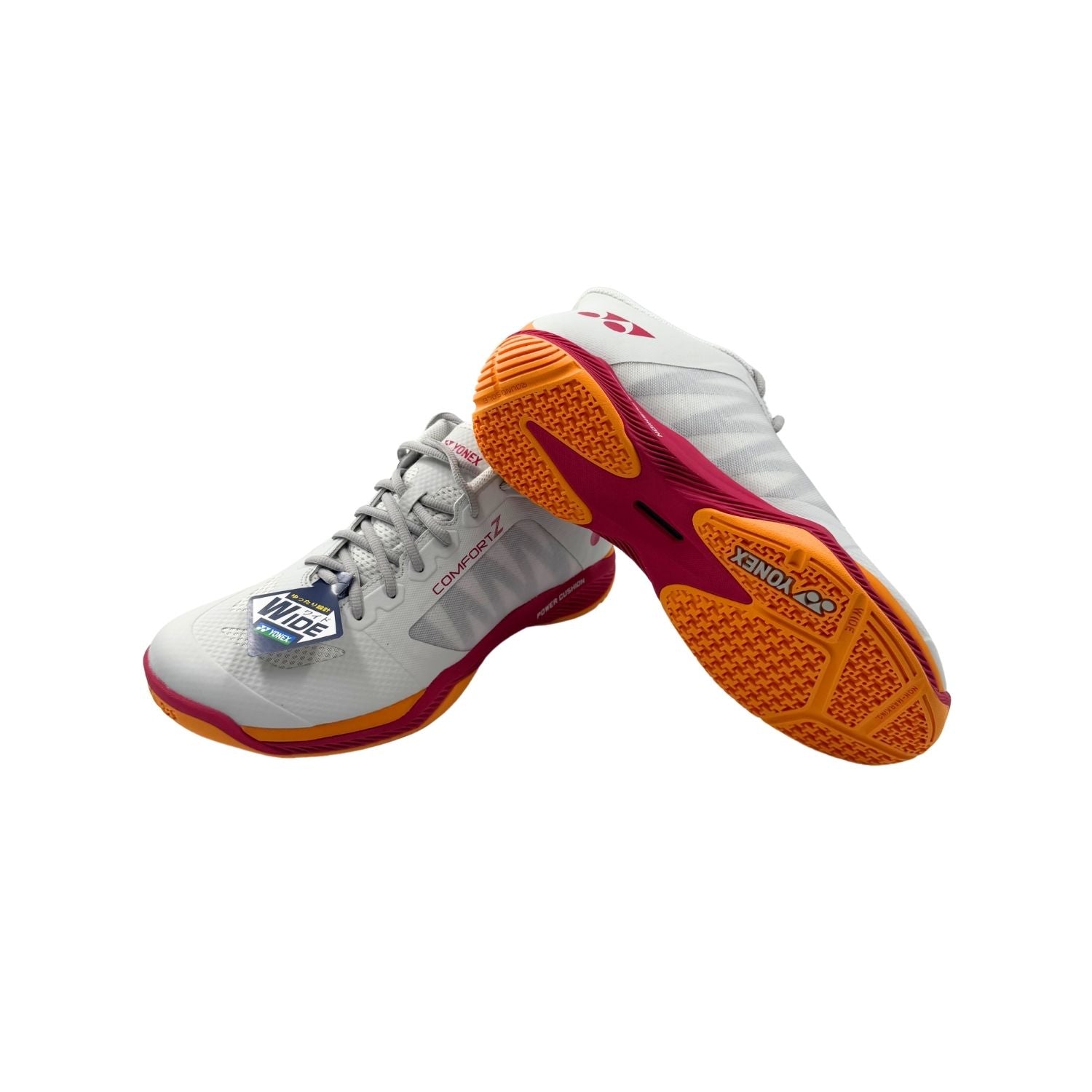Yonex Power Cushion Comfort Z3 Wide Mid Badminton Shoe Unisex - White/Red
