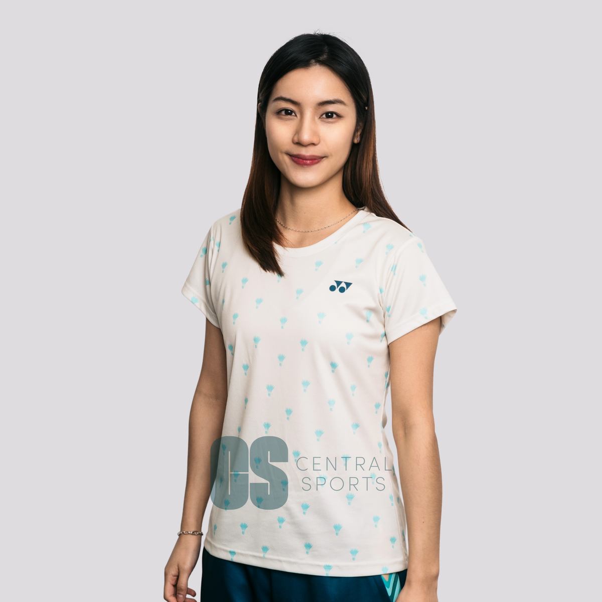Yonex Coiled Snake Women Tech T-Shirt Ivory