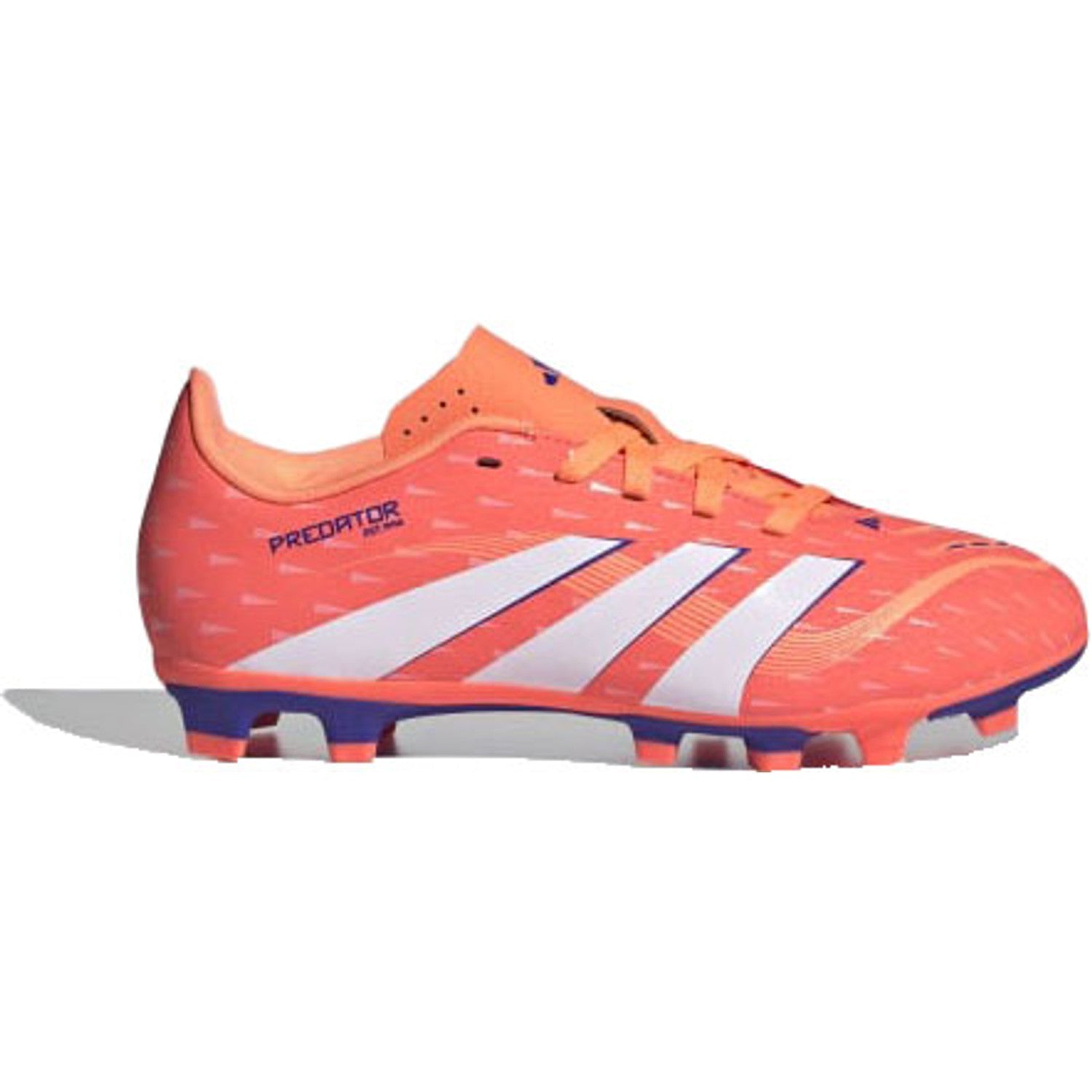 Adidas Predator Club FG/MG Football Boots Junior - Coral/White