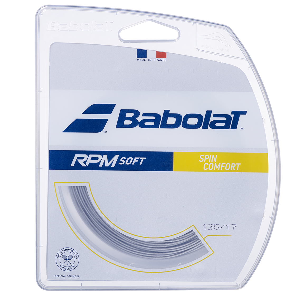 Babolat RPM Soft 1.30mm/12M Tennis String - Grey