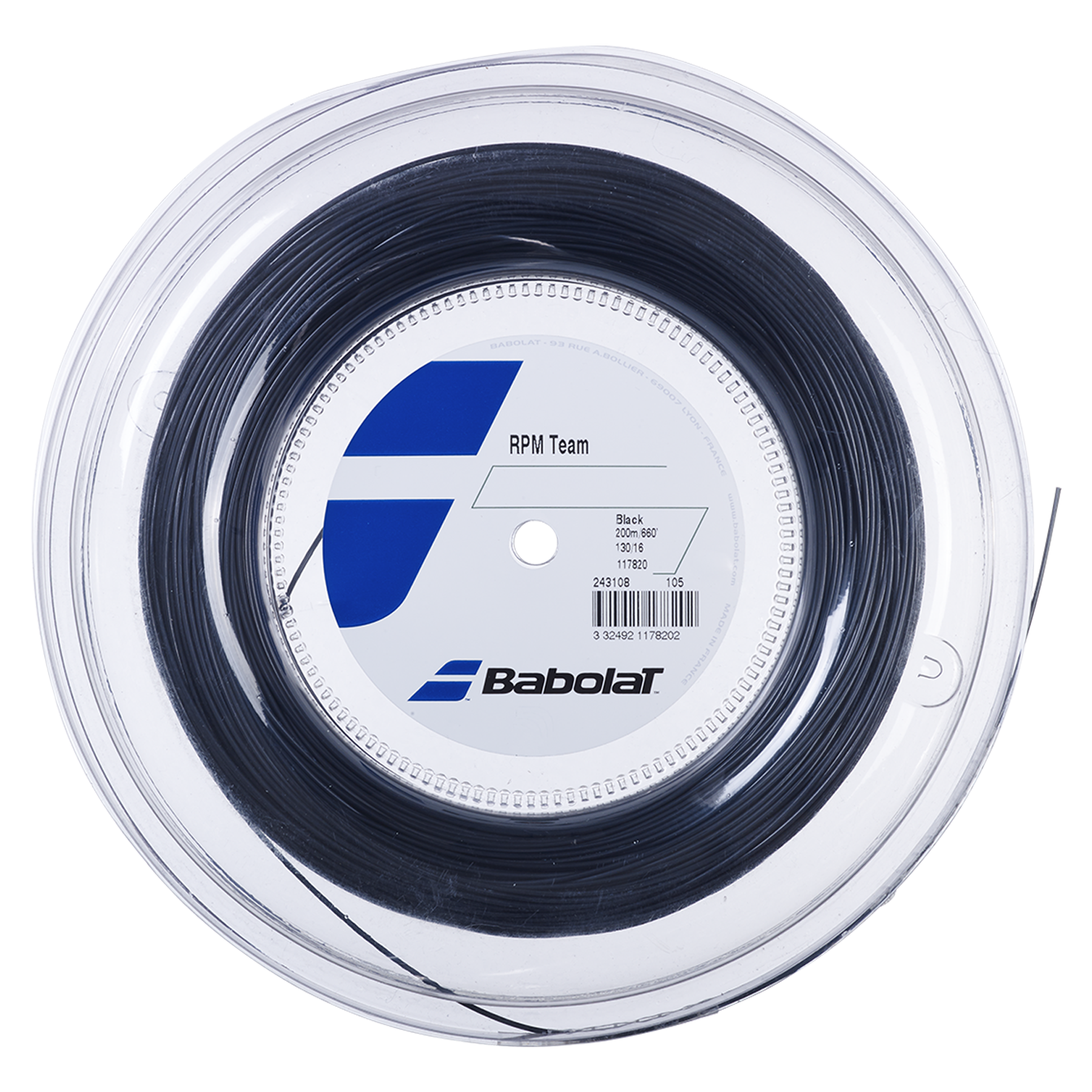 Babolat RPM Blast 1.30mm/200M Tennis String - Black