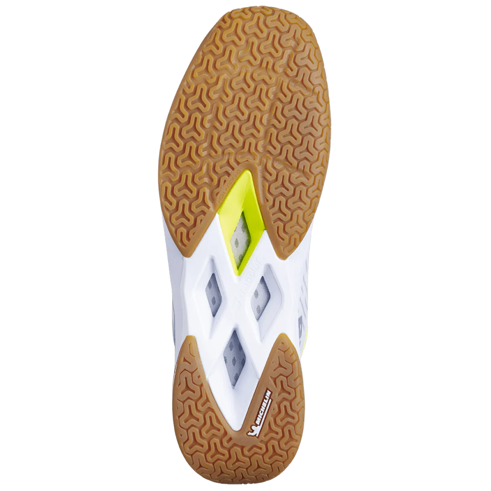 Babolat Shadow Tour 5 Badminton Shoes Men - White/Lime