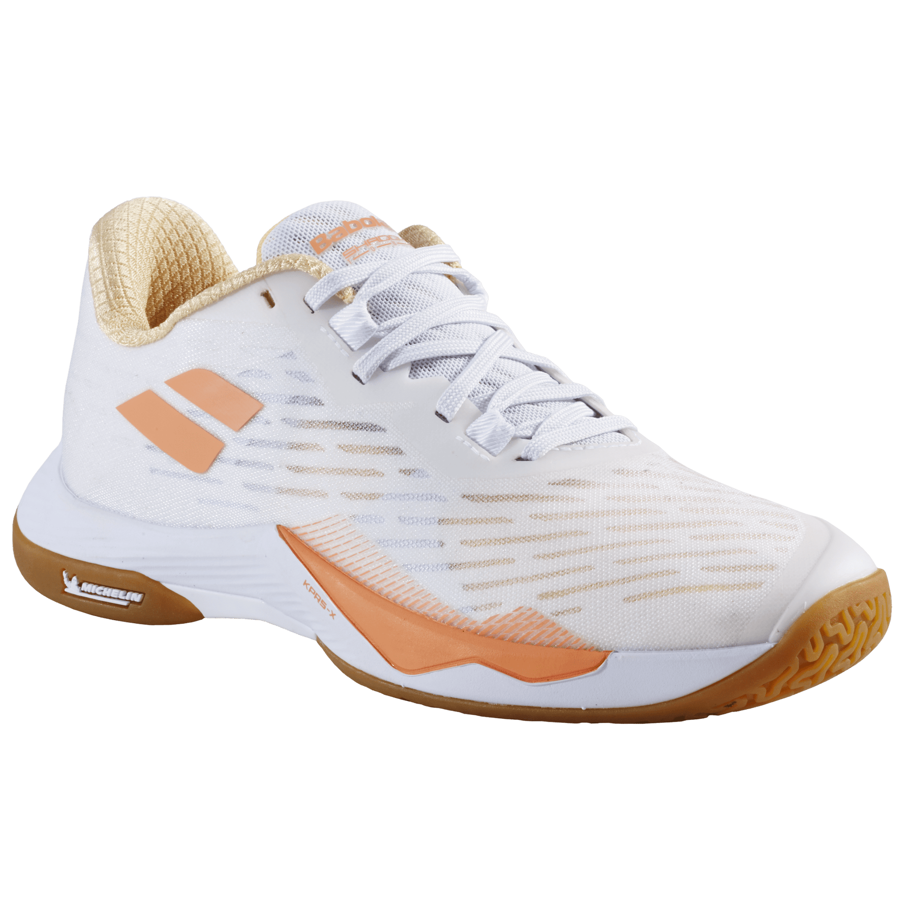 Babolat Shadow Tour 5 Badminton Shoes Women - White/Yellow