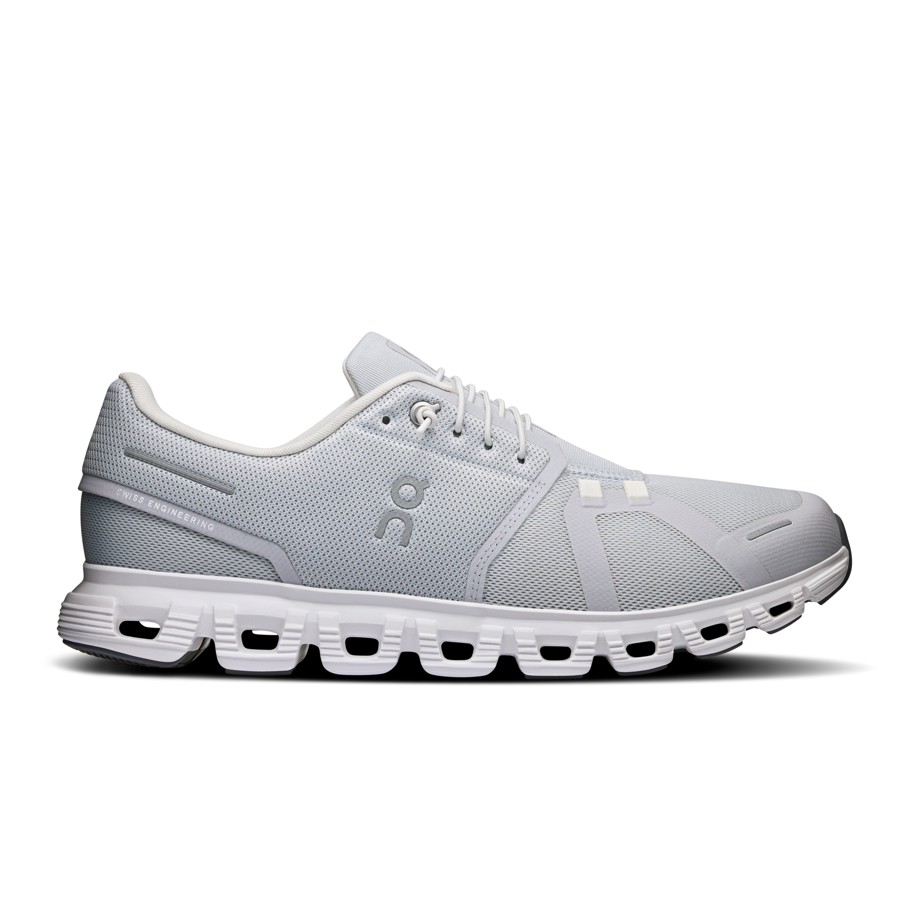 On Cloud 6 Running Shoes Men - Glacier/White
