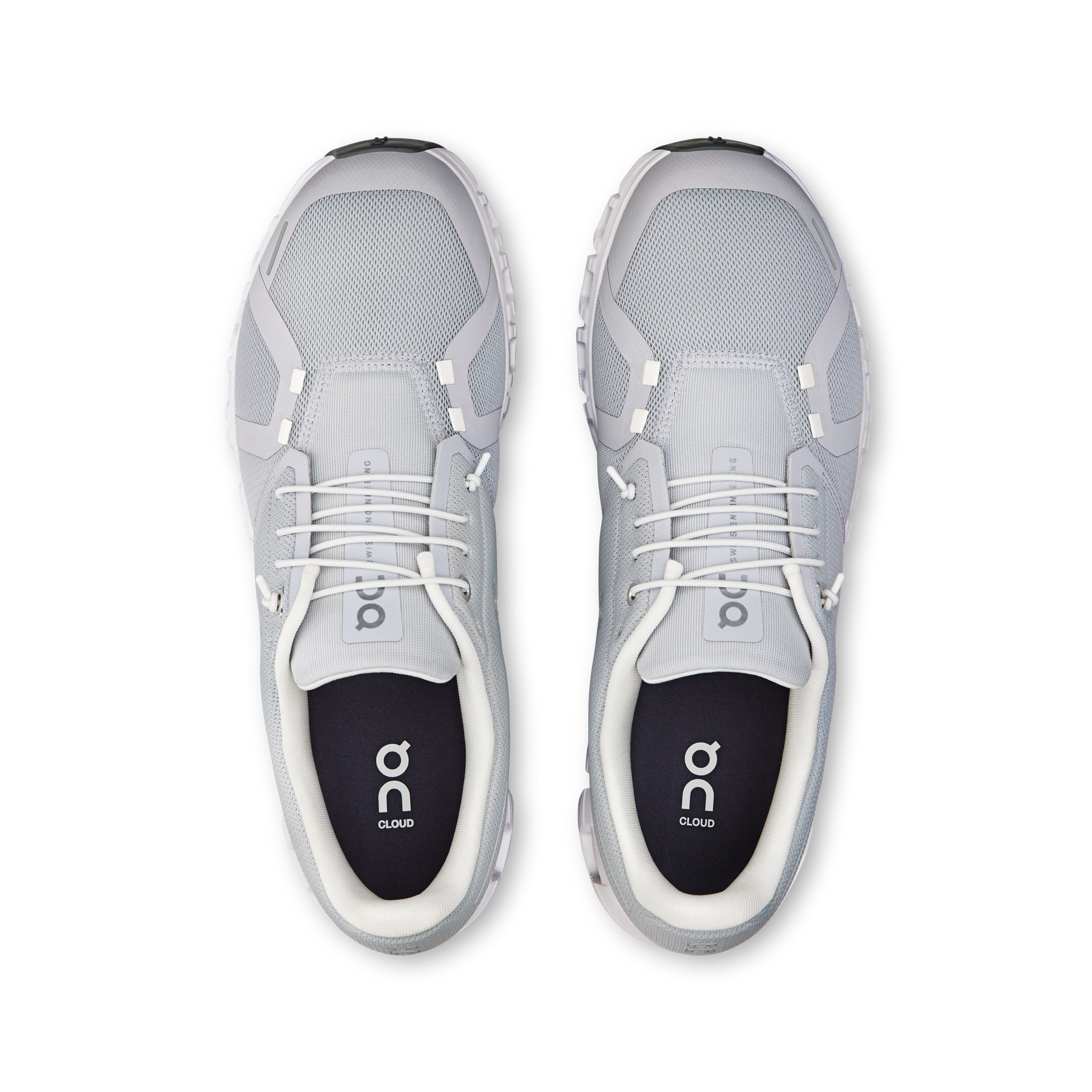 On Cloud 6 Running Shoes Men - Glacier/White