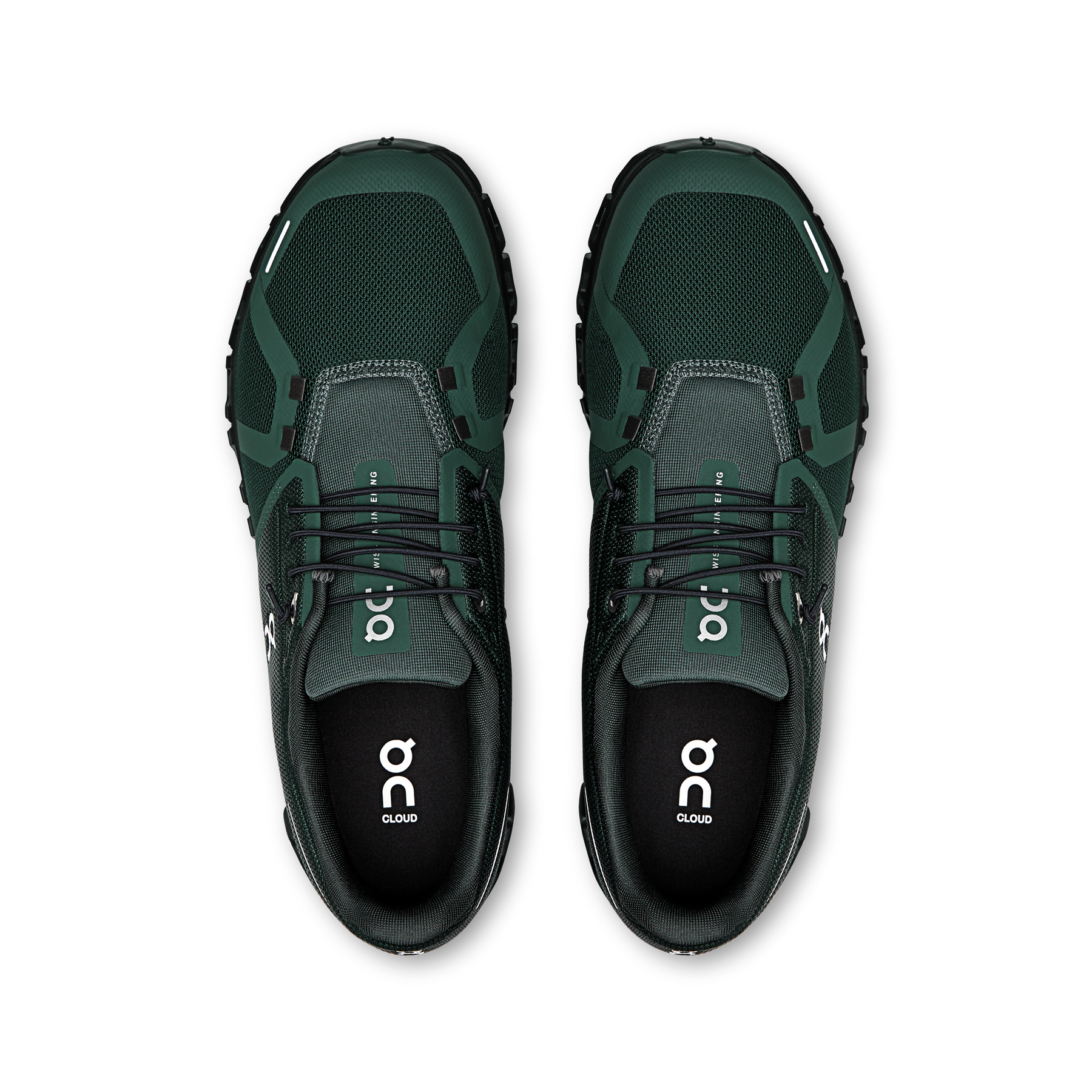 On Cloud 6 Running Shoes Men - Evergreen/Black