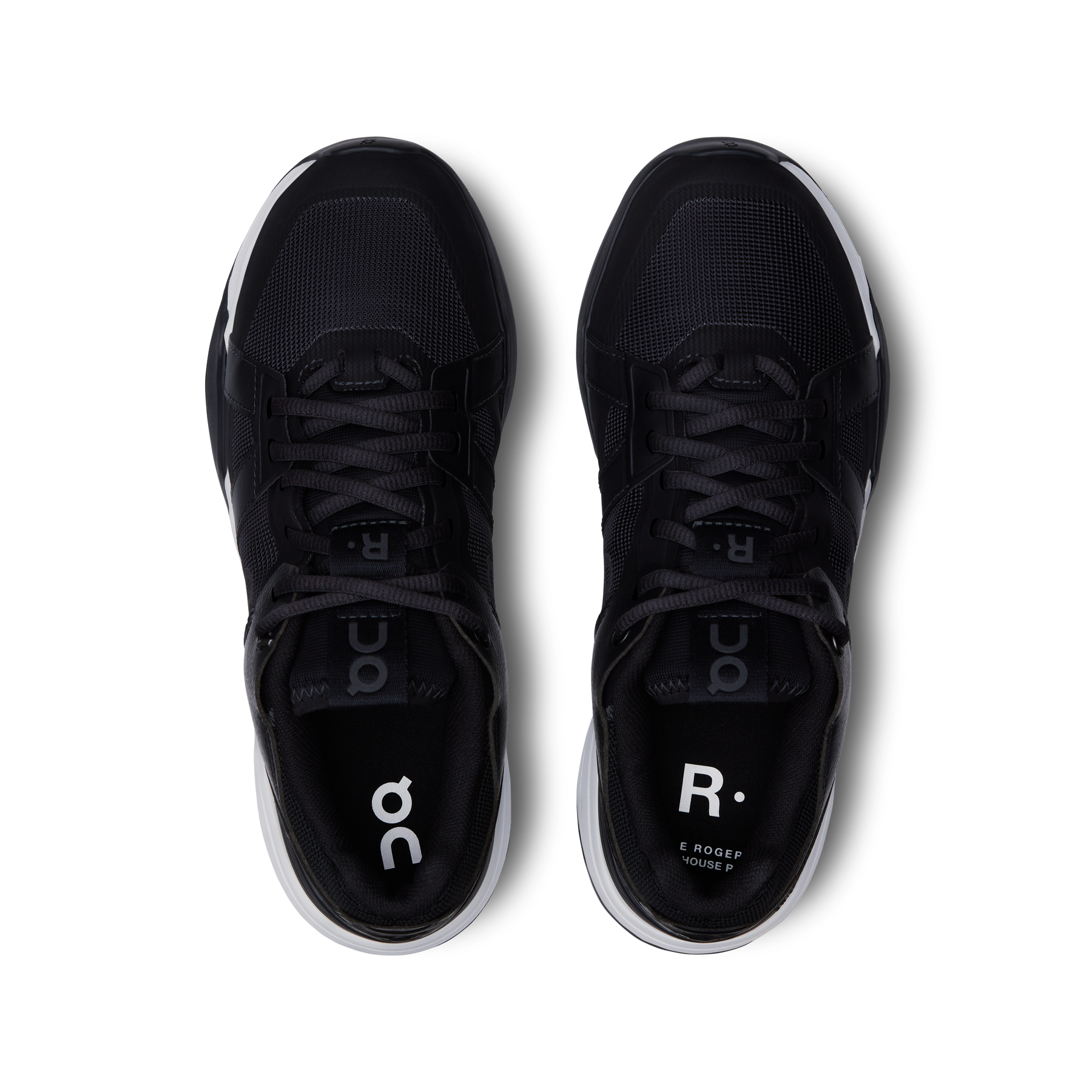 On THE ROGER Clubhouse Pro Tennis Shoes Women - Black/White