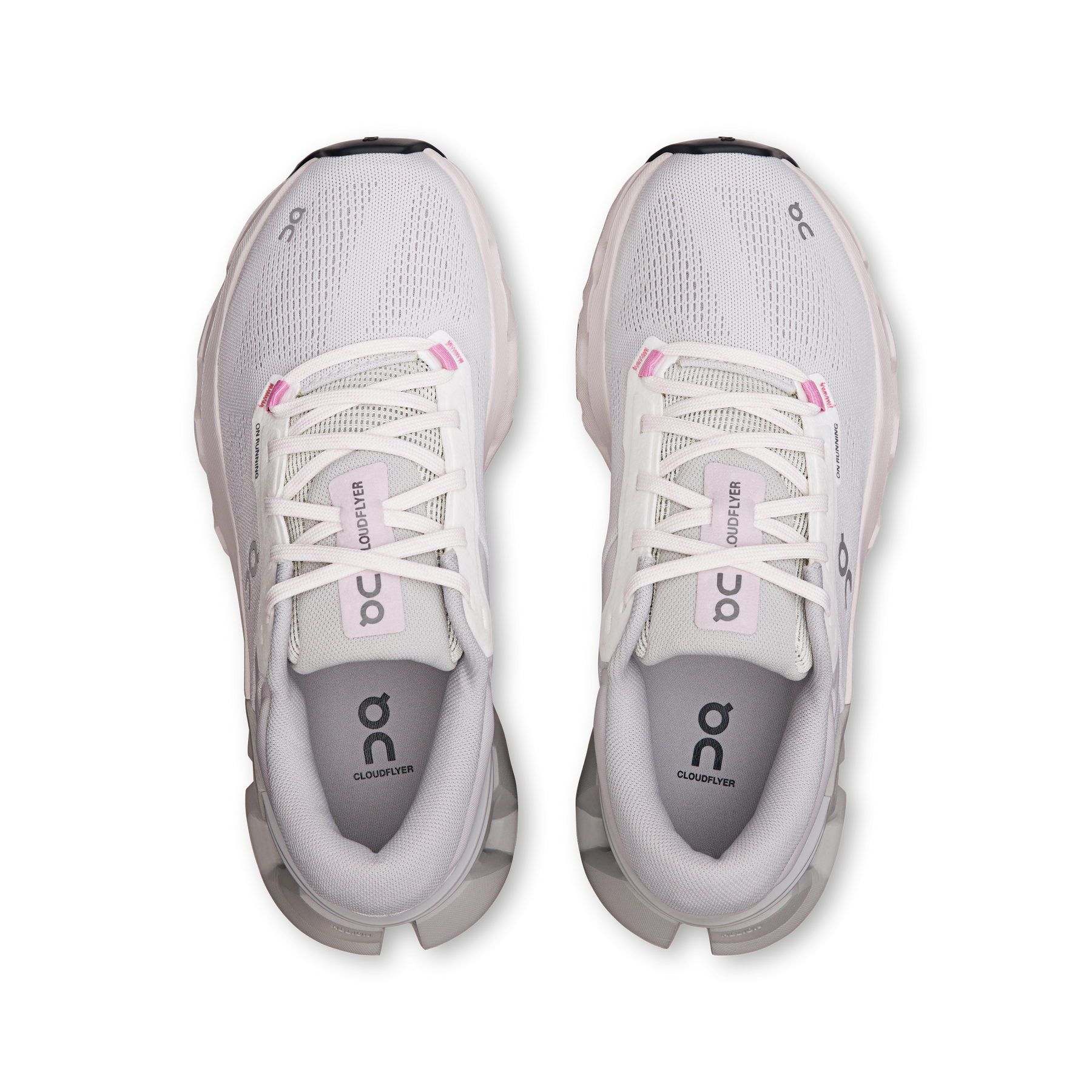 On Cloudflyer 5 Running Shoes Women - White/Glacier