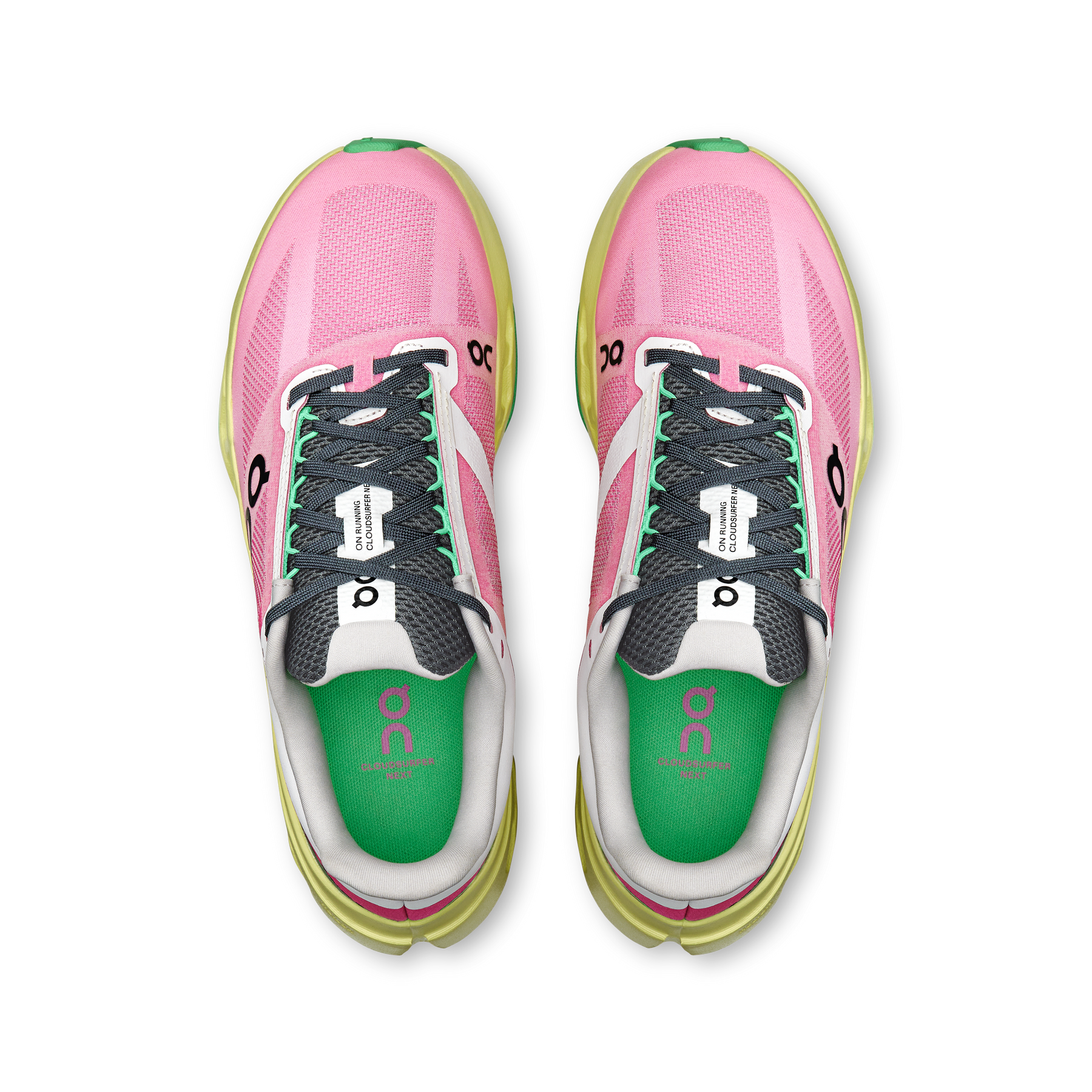 ON Cloudsurfer Next 2 Running Shoes Women-Pink/Limelight