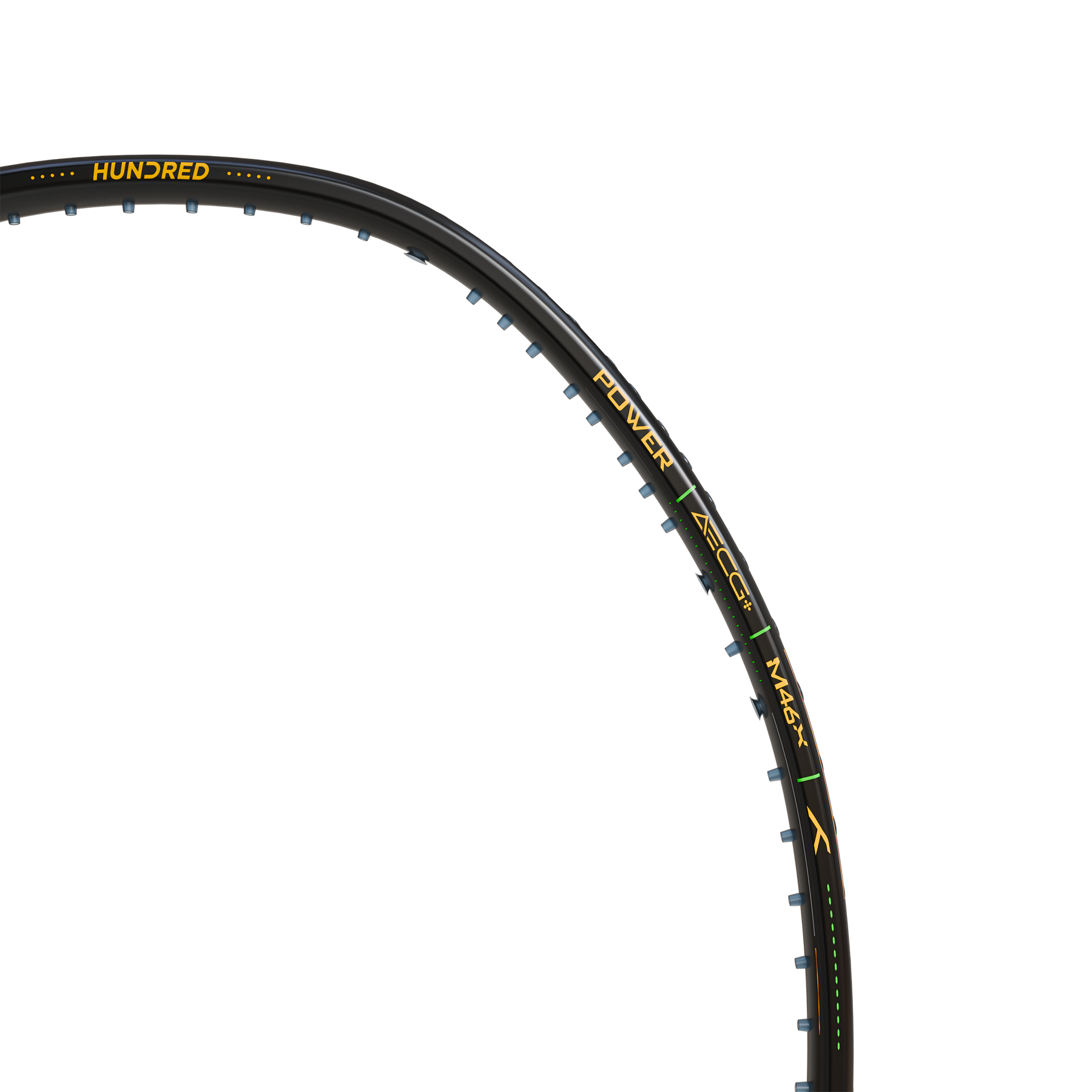 Hundred Nitrix 70 Venom Badminton Racket - Black/Green