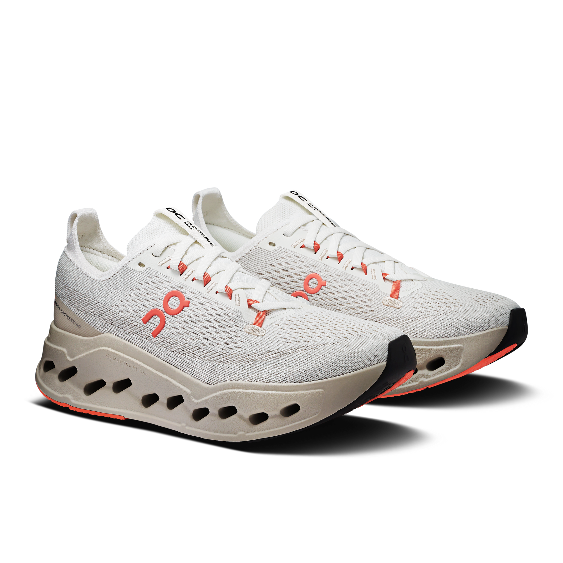 On Running Cloudsurfer Max Running Shoe Men - Ivory/Salmon