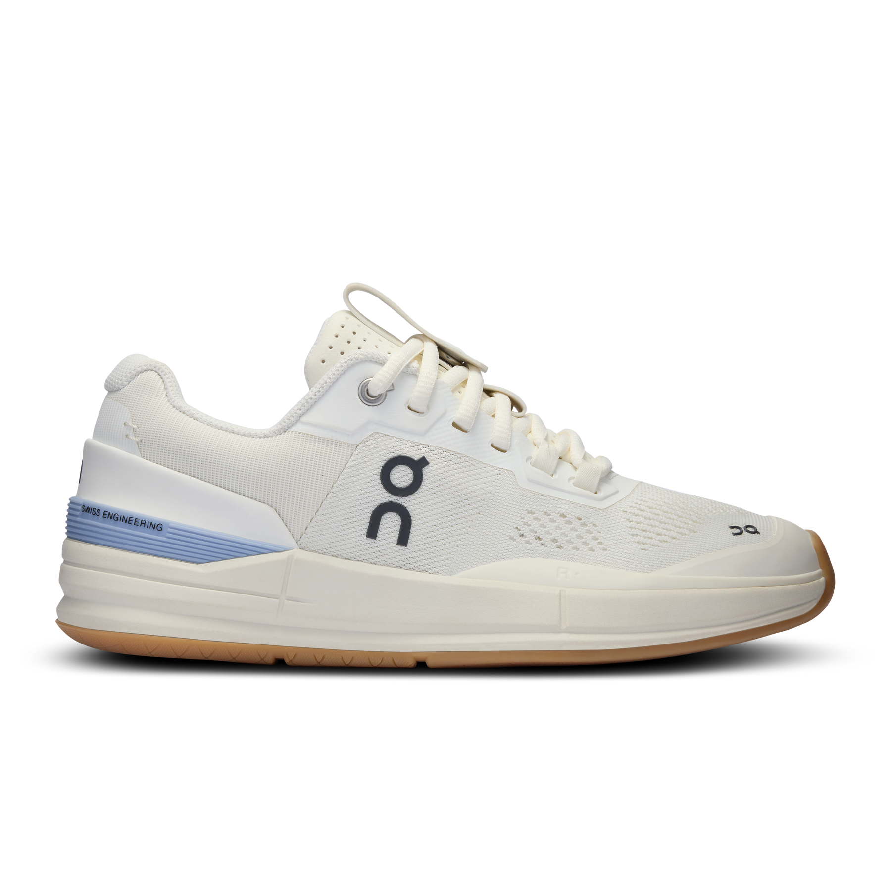 On THE ROGER Pro Tennis Shoes Men - Ivory/Chambray
