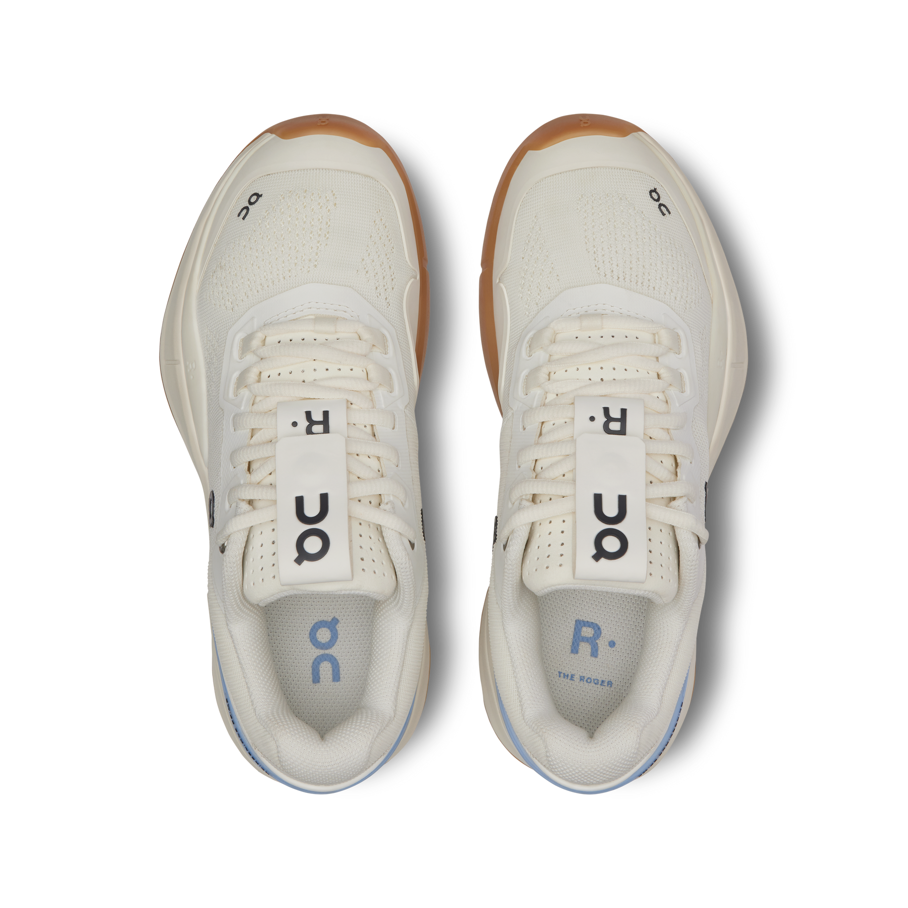 On THE ROGER Pro Tennis Shoes Men - Ivory/Chambray