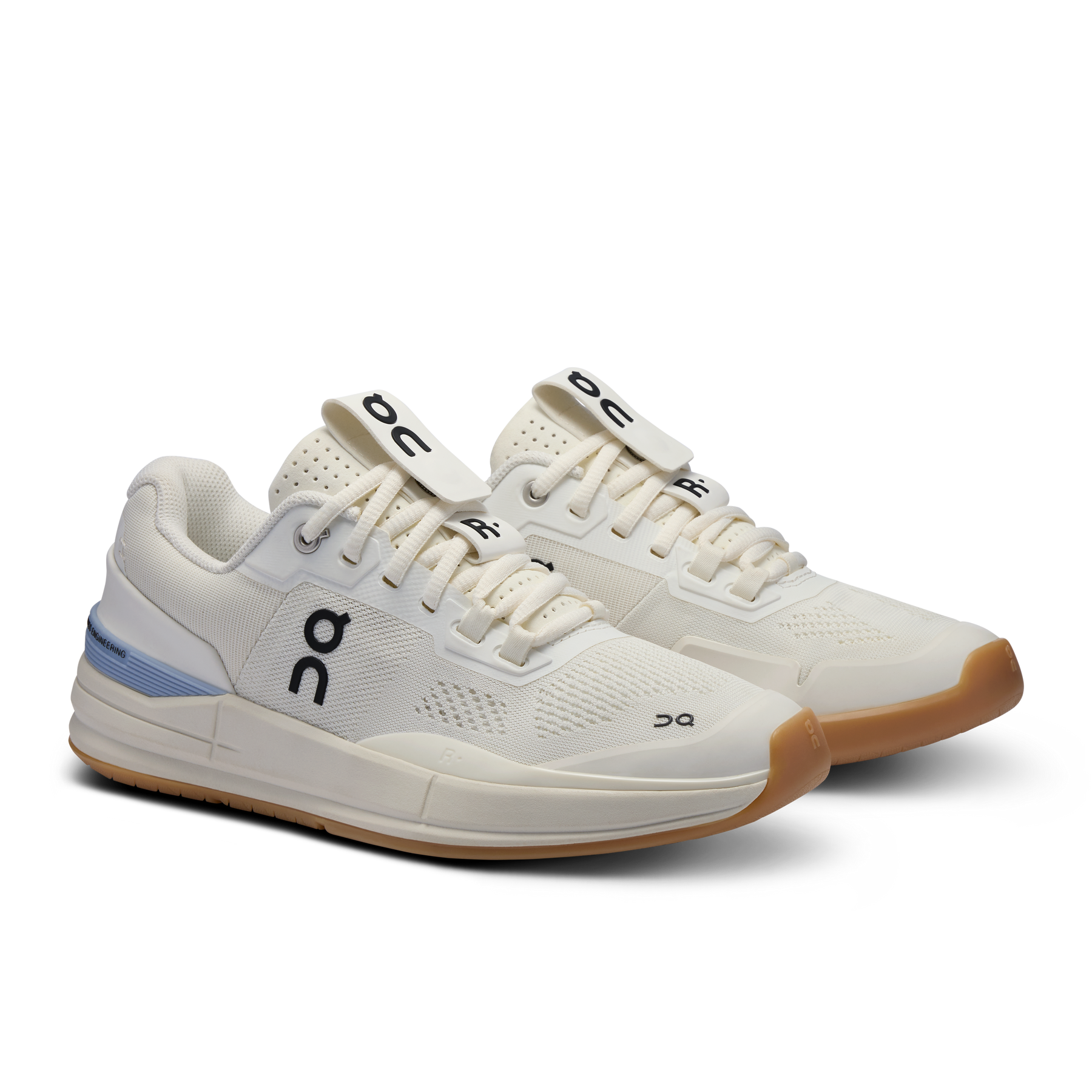 On THE ROGER Pro Tennis Shoes Men - Ivory/Chambray