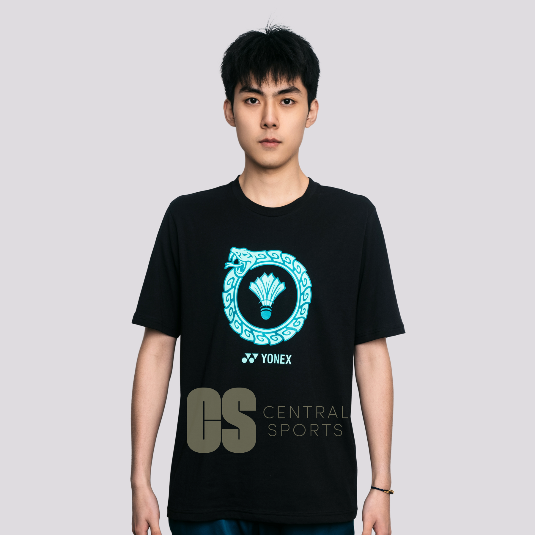 Yonex Snake Ring Mens Cotton T-Shirt Jade