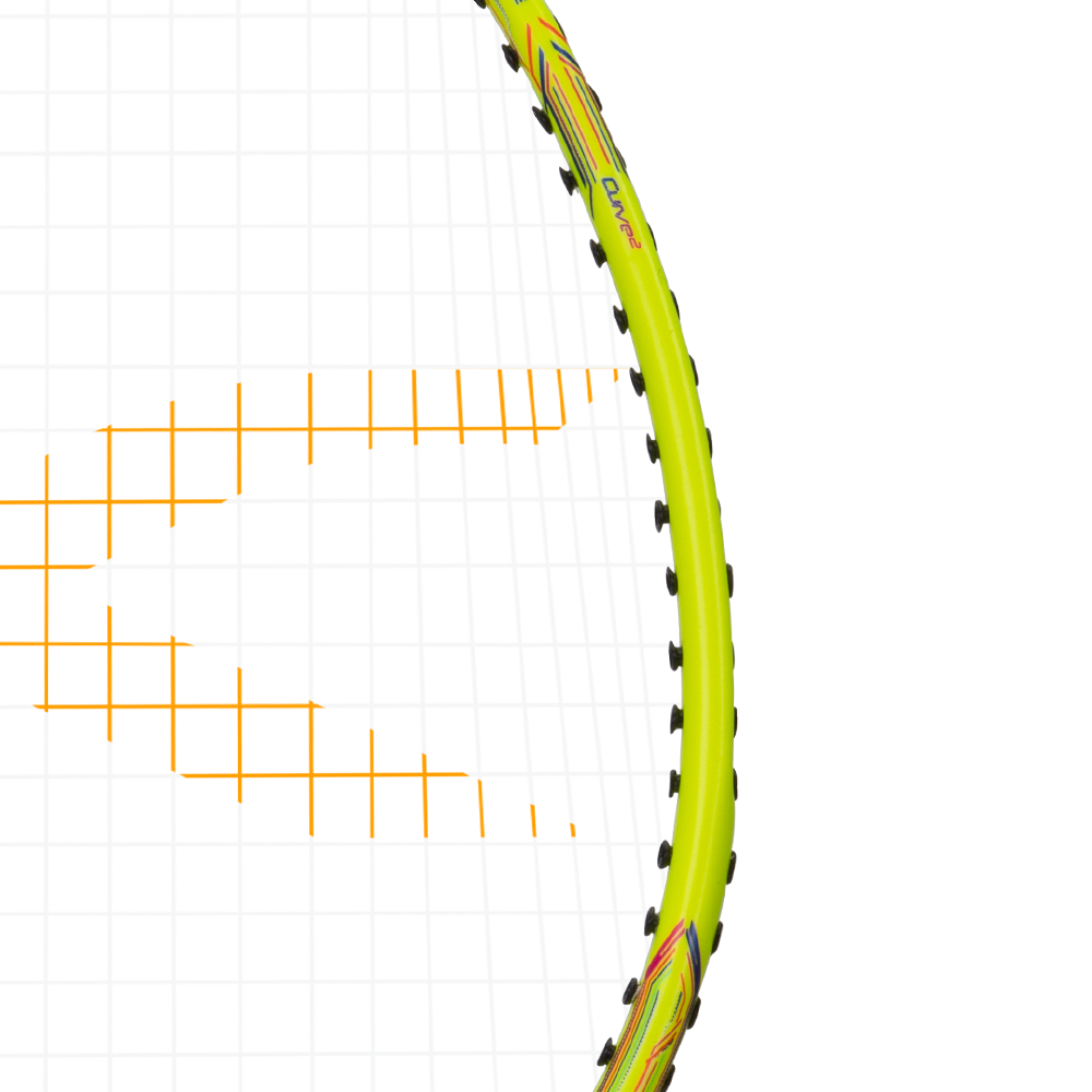 Hundred Powertek 200 2U Junior Badminton Racket - Yellow