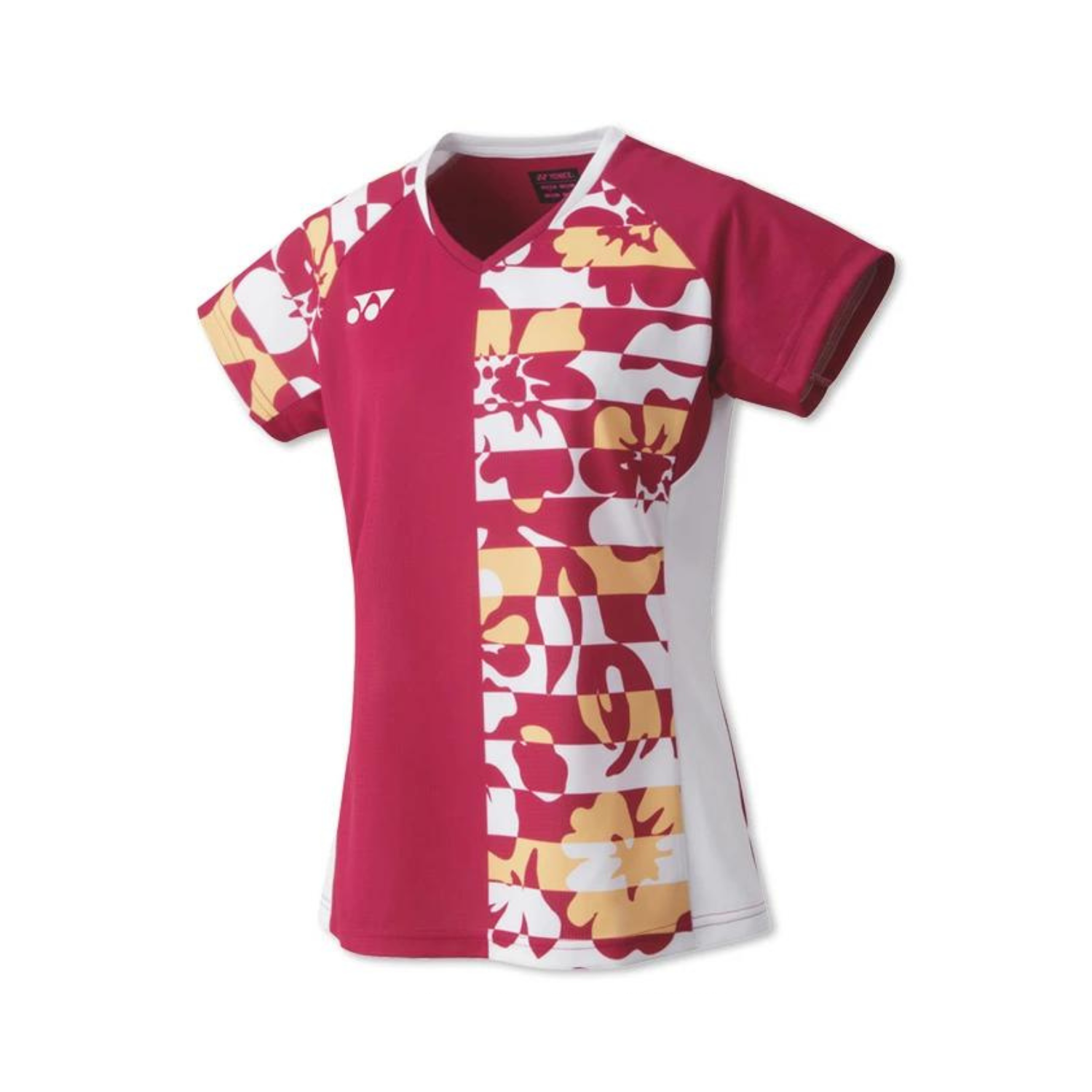 Yonex 20702 Crew Neck Shirt Womens (Reddish Rose)