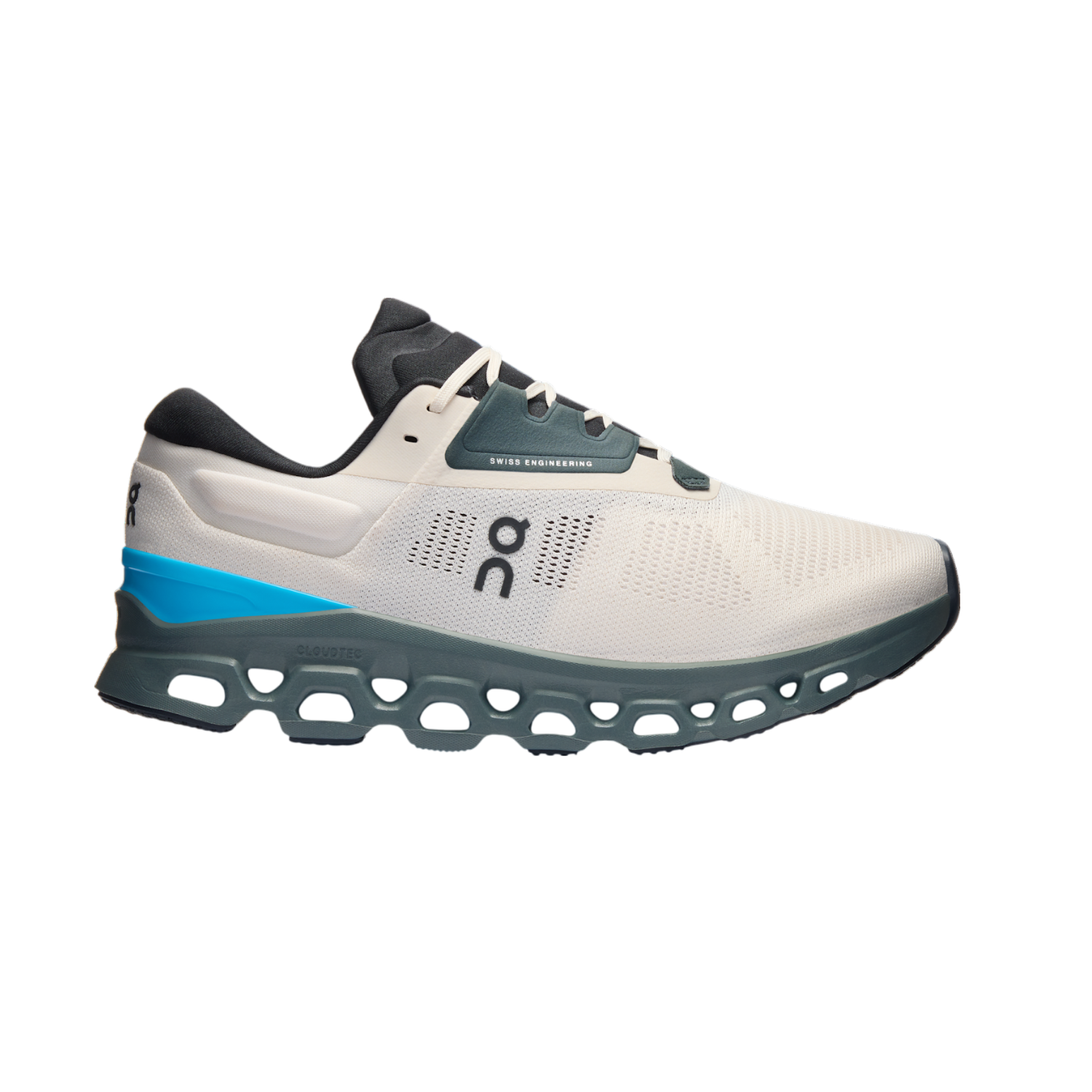 On Cloudstratus 3 Running Shoes Men - Cream/Horizon