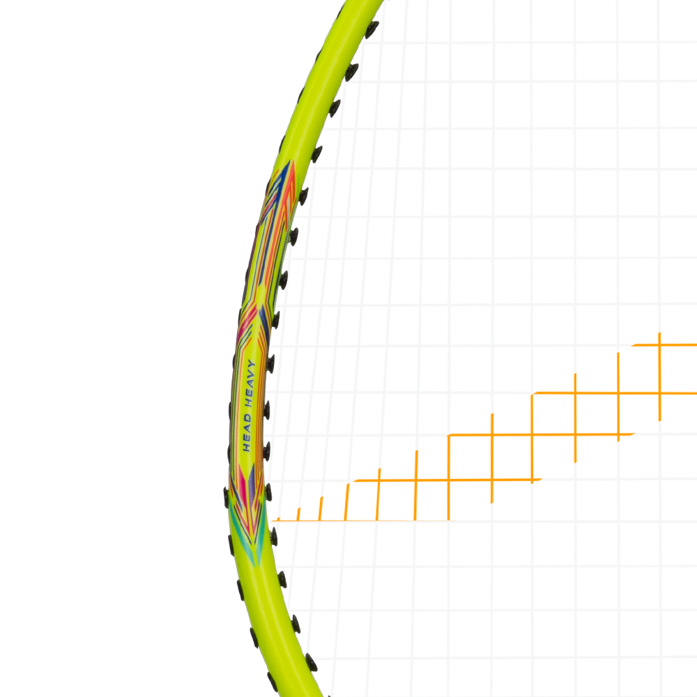 Hundred Powertek 200 2U Junior Badminton Racket - Yellow