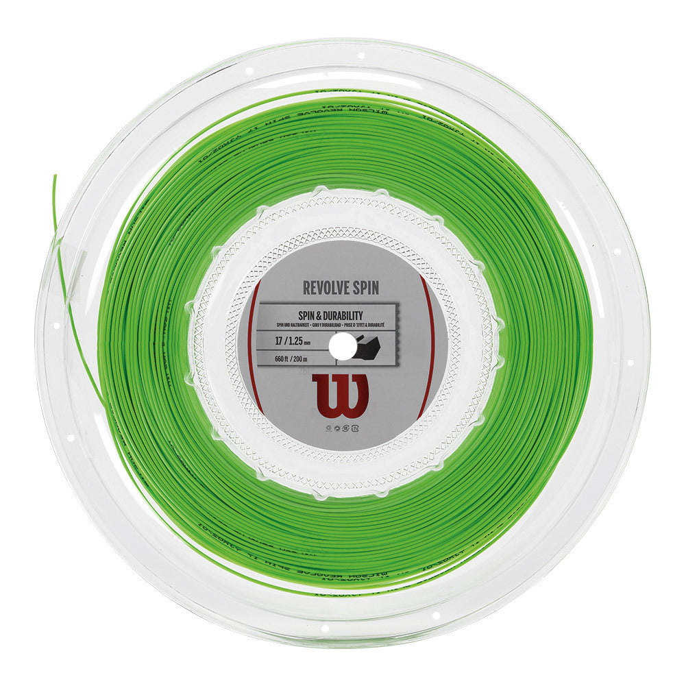 Wilson REVOLVE SPIN 16 REEL 1.30mm, Green, front view