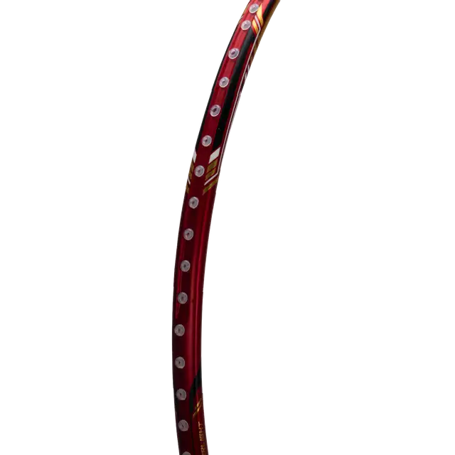 Hundred Nuclear 72 6U Badminton Racket - Dark Red/Black/Gold