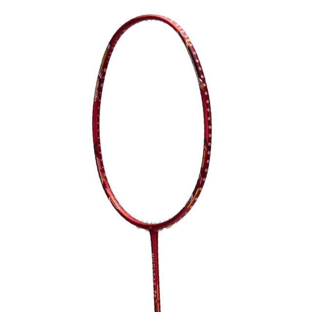 Hundred Nuclear 72 6U Badminton Racket - Dark Red/Black/Gold
