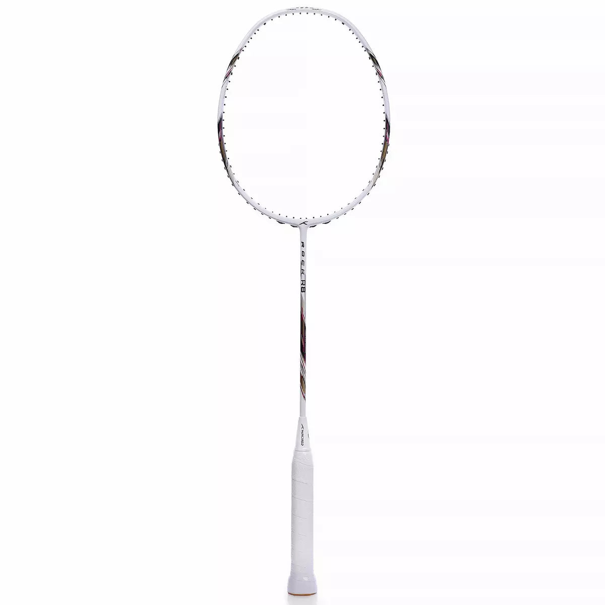 Hundred Rock R8 4U Badminton Racket - White/Black/Pink