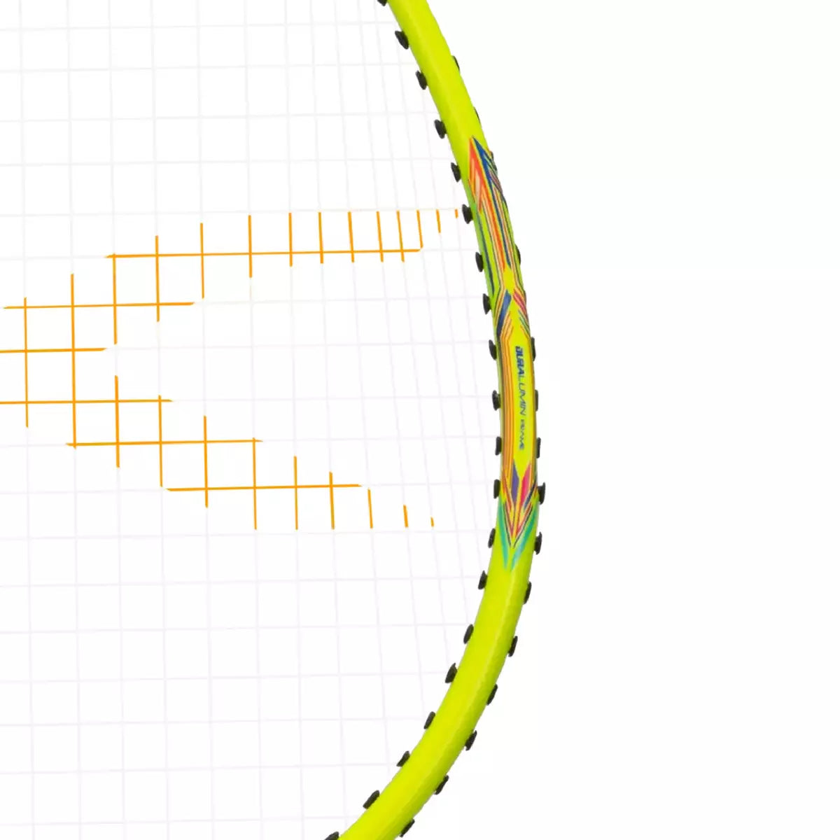 Hundred Powertek 200 2U Badminton Racket - Neon Green