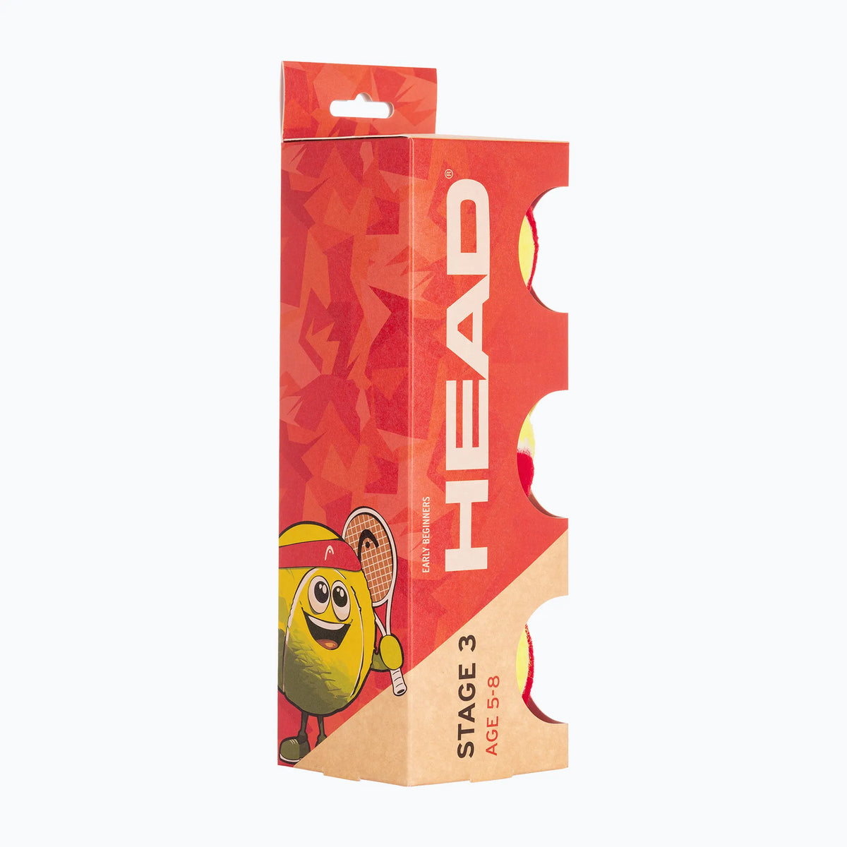 Head Stage 3 Tennis Ball 3 Pack - Red