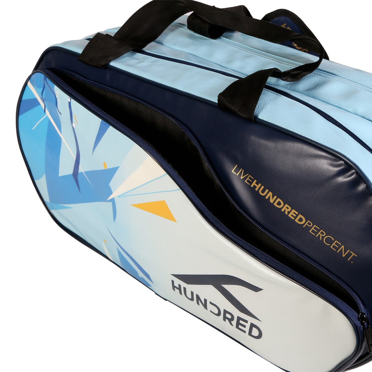 Hundred Trailblazer Badminton Kit Bag - Blue/Black