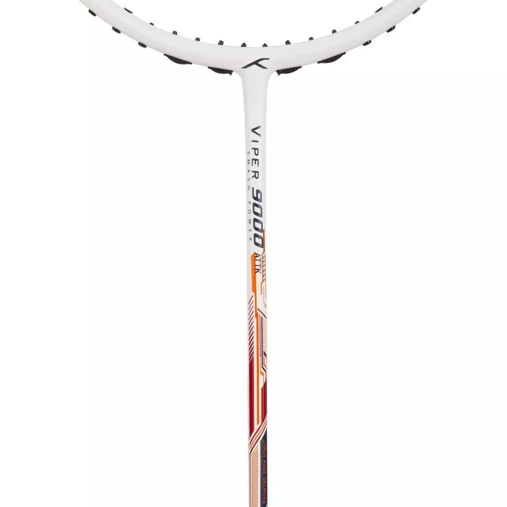 Hundred Viper 9000-5U Badminton Racket - White/Red