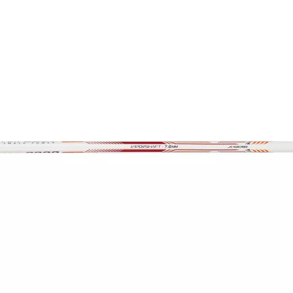 Hundred Viper 9000-5U Badminton Racket - White/Red