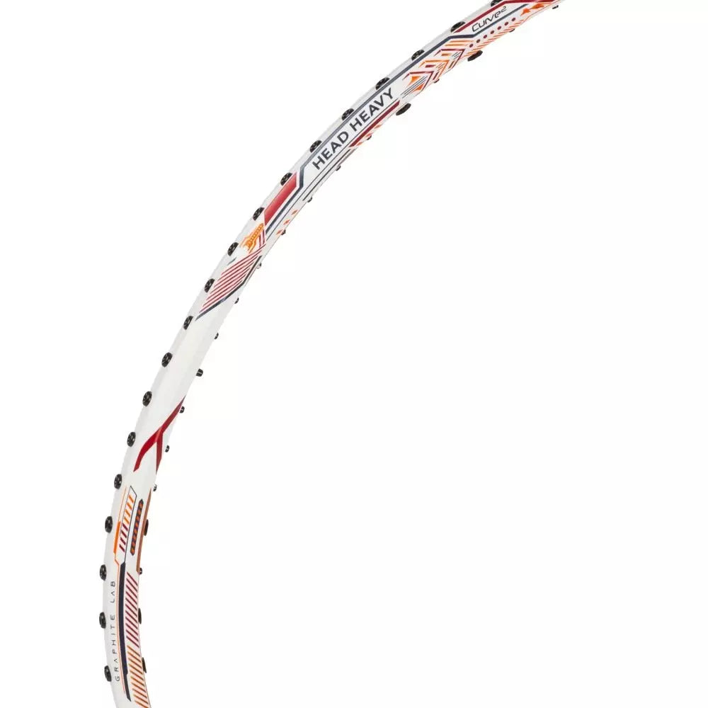 Hundred Viper 9000-5U Badminton Racket - White/Red