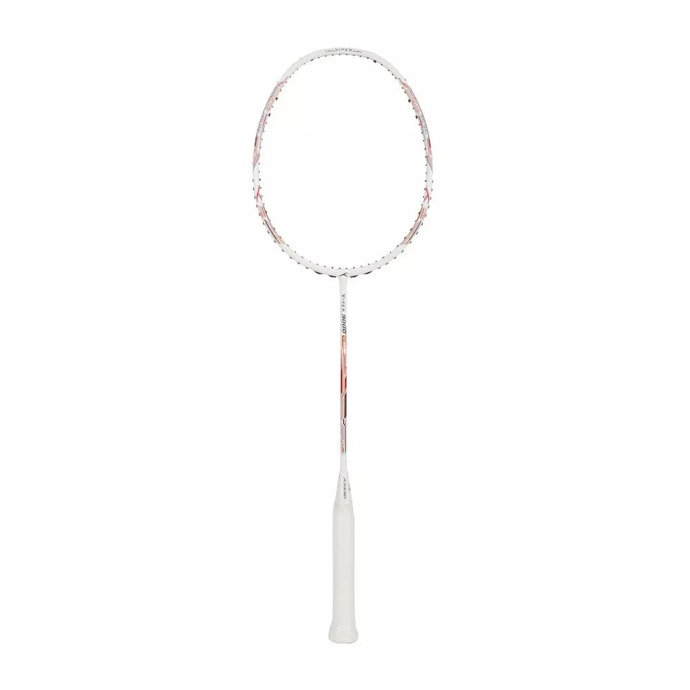 Hundred Viper 9000-5U Badminton Racket - White/Red
