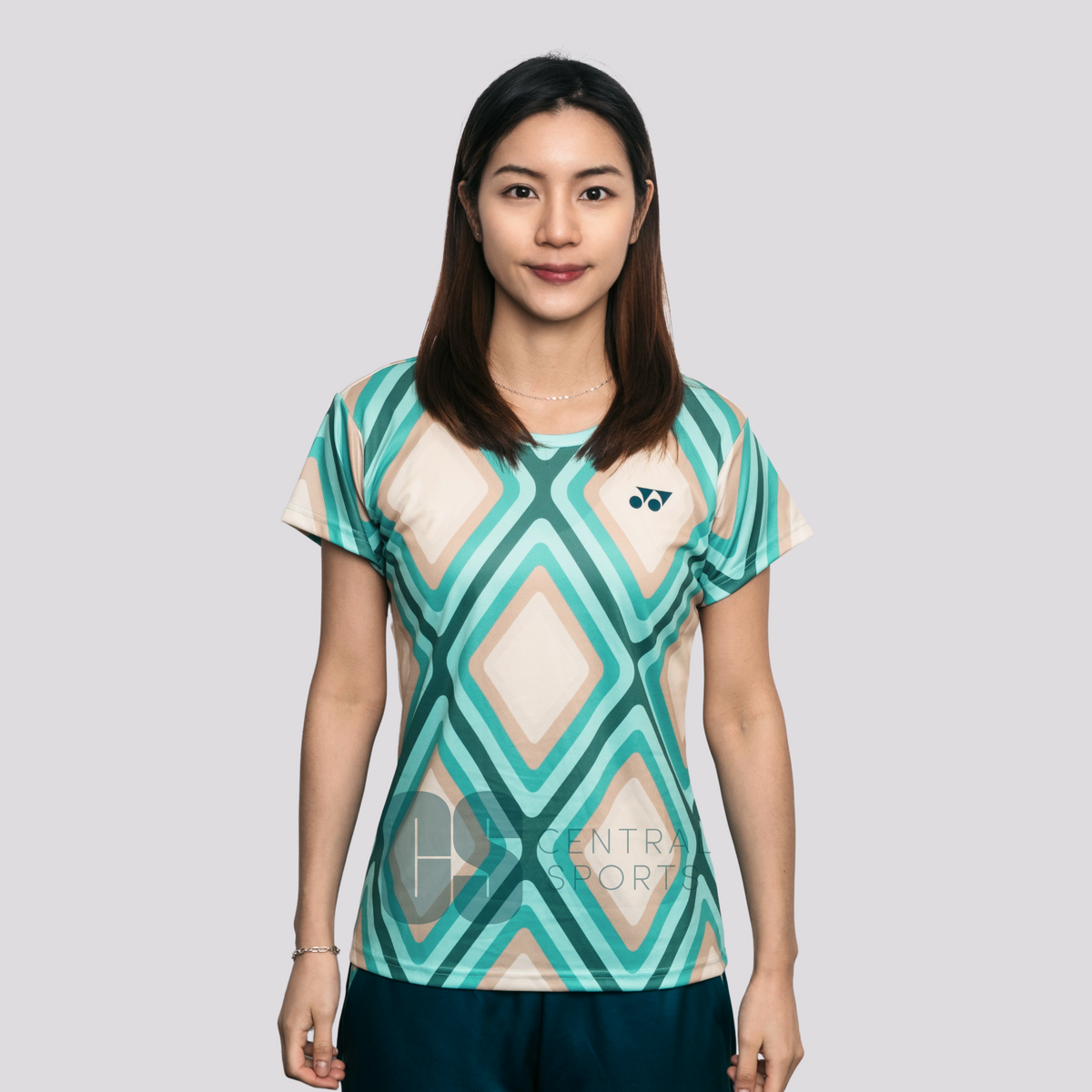 Yonex Diamond Tech T-Shirt Women Jade/Ivory