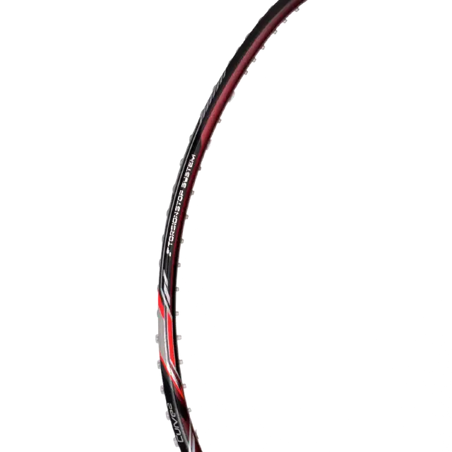 Hundred Primearmour 900 Attack 4U Badminton Racket - Dark Red/Grey