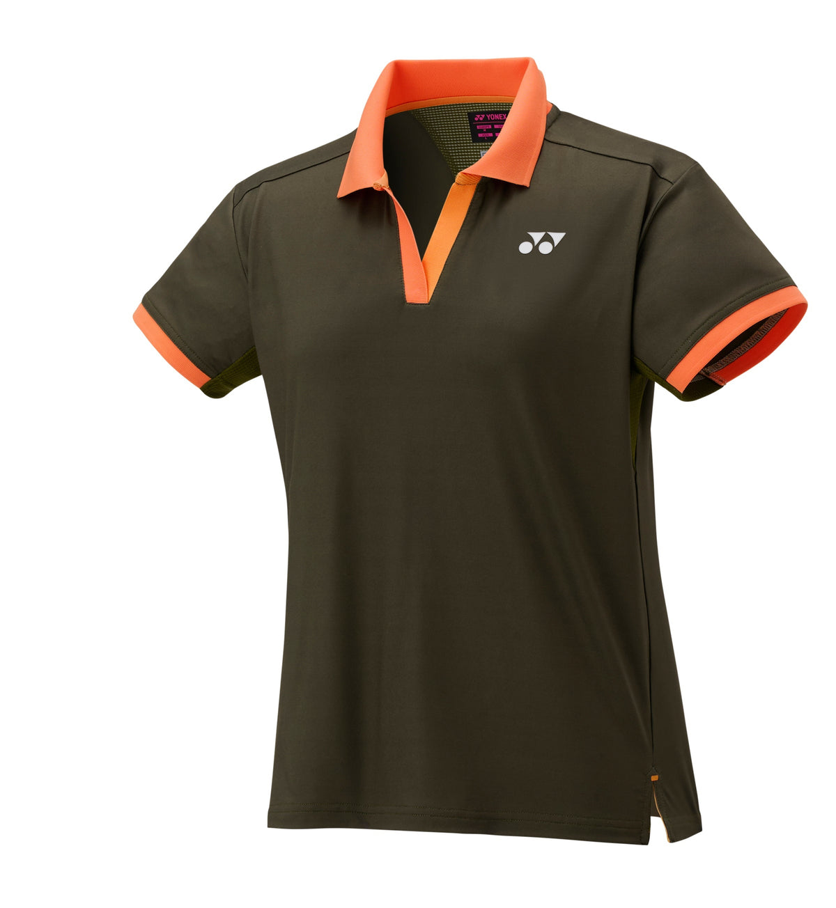 Yonex US Open 2025 Crew Neck Shirt Women - Brown Oil Brown Clothing Yonex