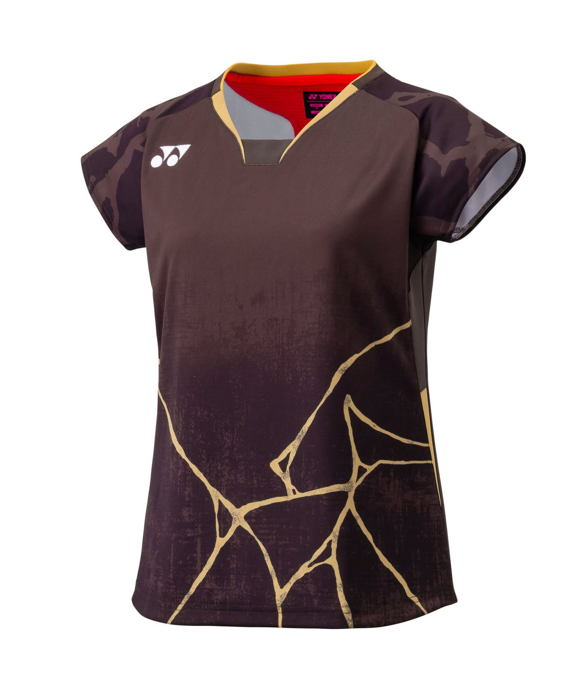 Yonex Team Japan Women Crew Neck Shirt 20962YX - Brown