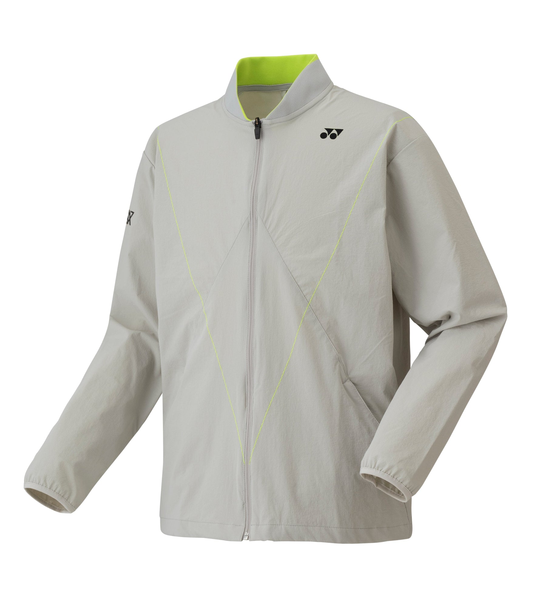 Yonex VA (50182YX) Warm Up jacket Men (Grayish Beige) - VA - Viktor Axelsen Collection