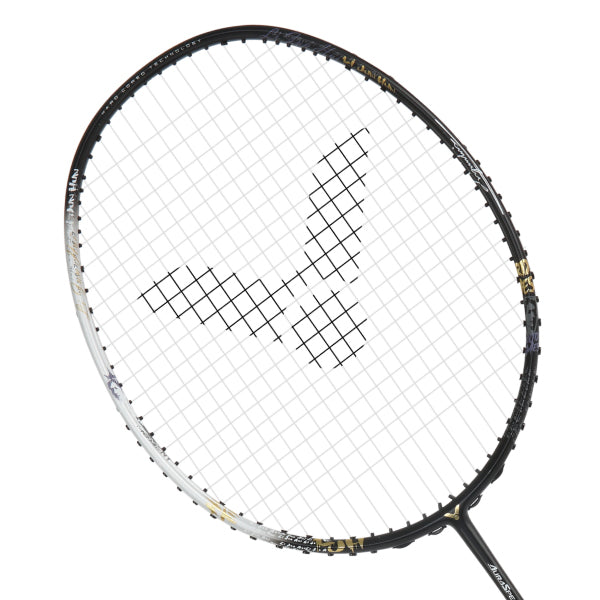 Victor Auraspeed LJH Badminton Racket Strung - Black