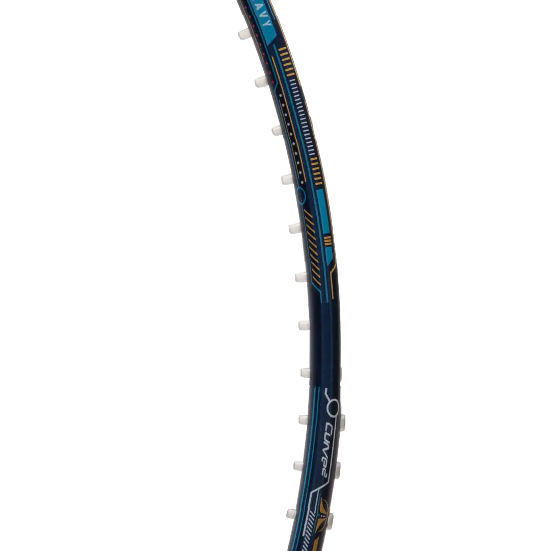 Hundred Atomic Air 78 5U Badminton Racket -Navy/Silver