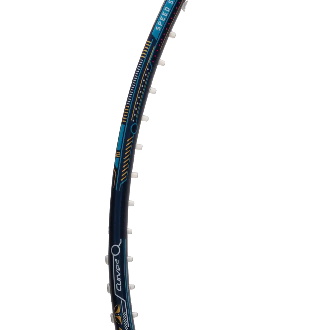 Hundred Atomic Air 78 5U Badminton Racket -Navy/Silver