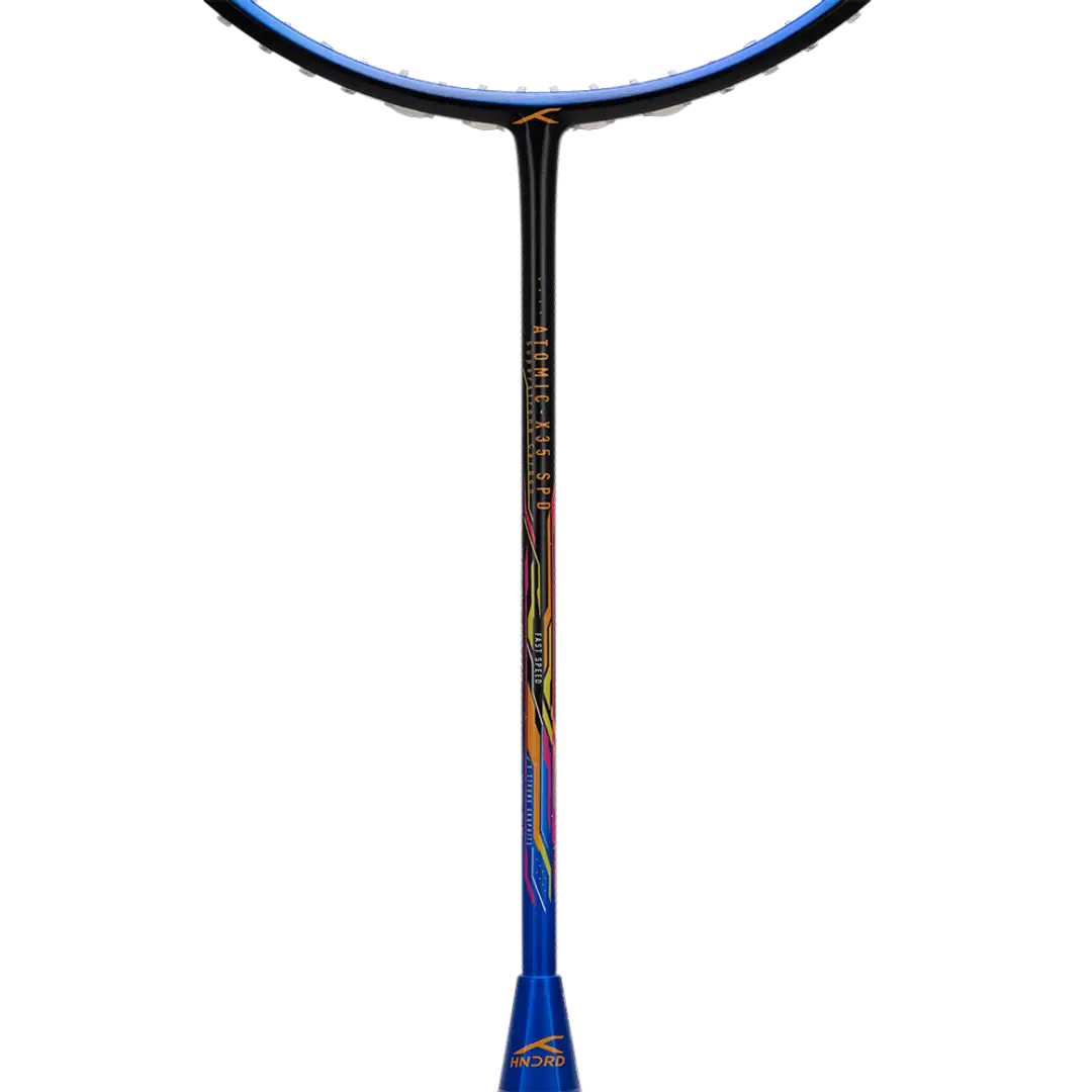 Hundred Atomic X 35 Speed 4U Badminton Racket - Black/Blue
