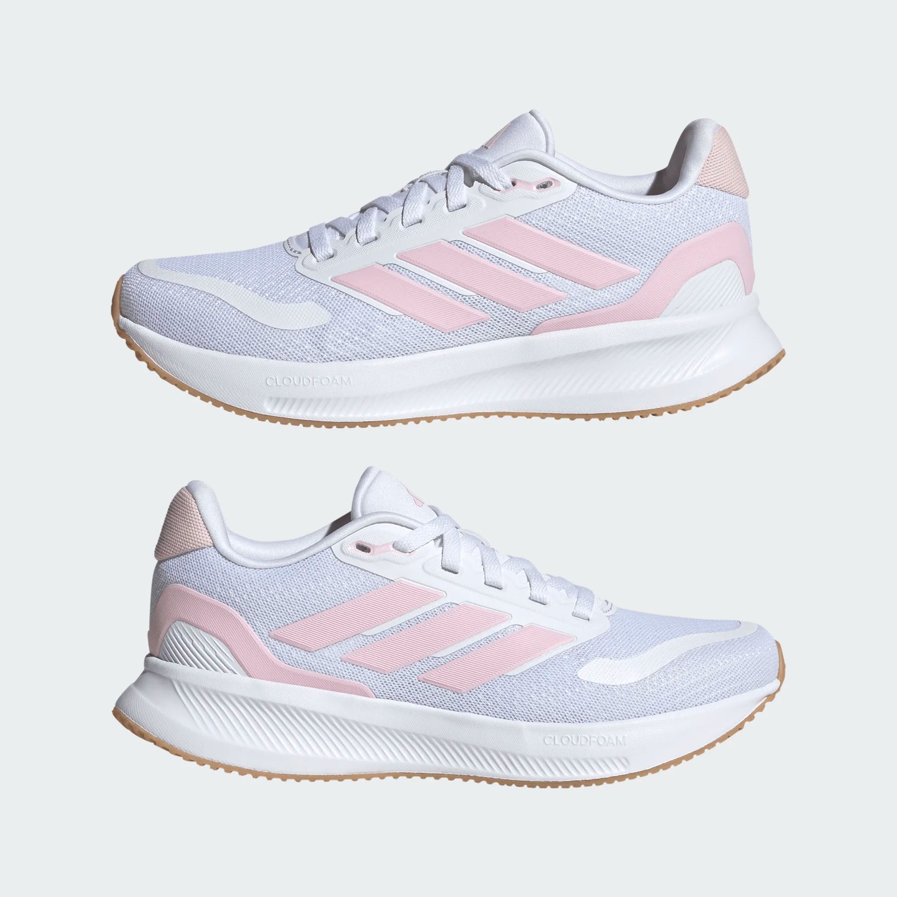 Adidas Runfalcon 5 Running Shoes Junior - White/Pink