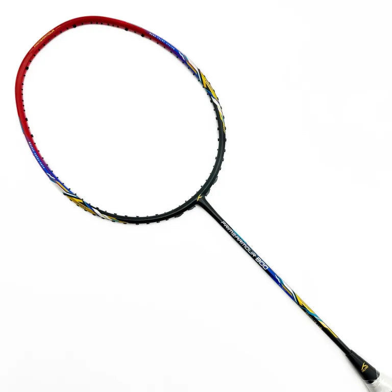 Hundred Primearmour 800 4U Badminton Racket - Black/Red