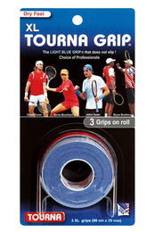 Tourna XL Original Overgrips (3 Pieces) Light Blue