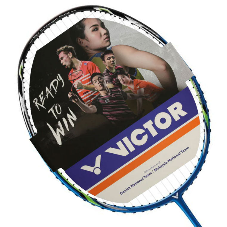 Victor Thruster Light Fighter 30 F Badminton Racket Unstrung - Blue