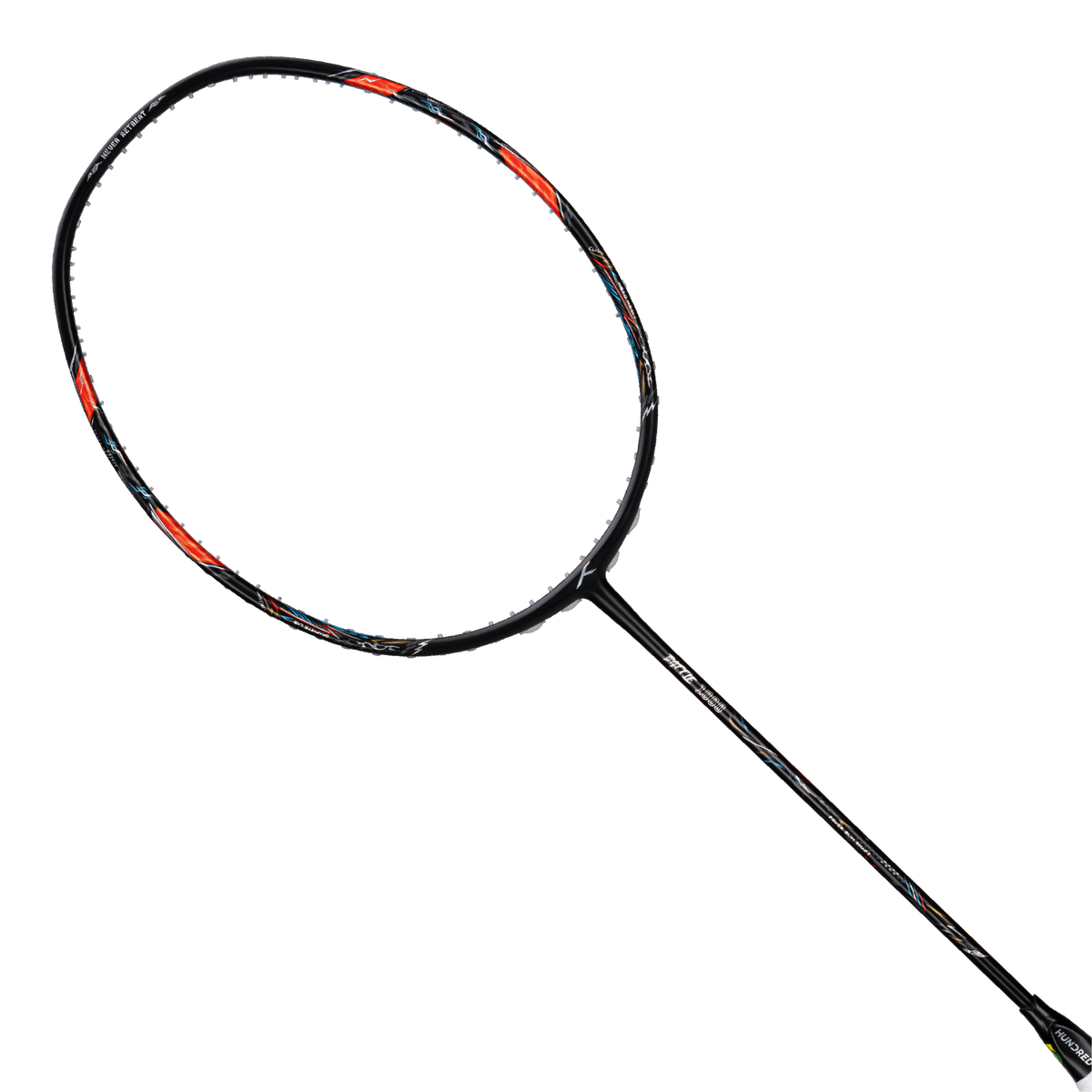 Hundred Battle 1000 Badminton Racket - Black