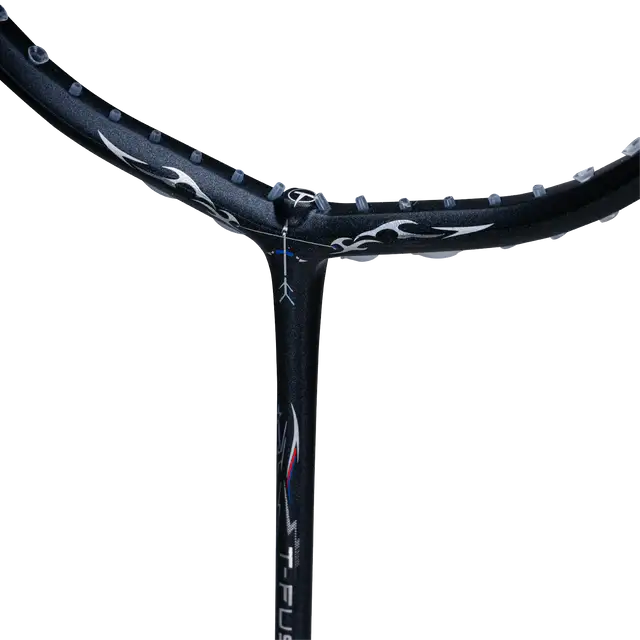 Hundred T-Fusion 300 5U Badminton Racket - Grey/Lime