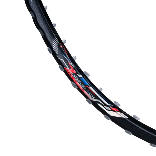 Hundred T-Fusion 300 5U Badminton Racket - Grey/Lime